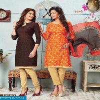 khwaish chinky pinky 15 Wholesale 2 Top Dress material